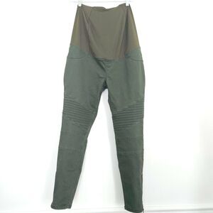 ISABEL By Ingrid & Isabel Olive Green Jeggings Maternity Pants Sz 6